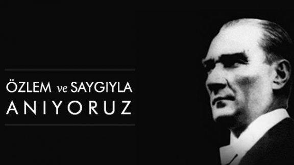 10 Kasım Atatürkü Anma Programı gerçekleştirildi. 